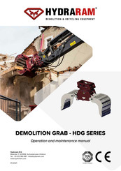 Hydraram HDG-240R Operation And Maintenance Manual