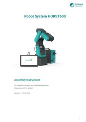 fruitcore robotics HORST600 Assembly Instructions Manual