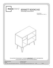 Mainstays BENNETT MS18-D1-1007-13 Assembly Instructions Manual