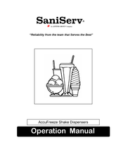 AFFINIS GROUP SaniServ AccuFreeze Operation Manual