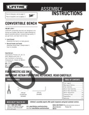 Lifetime 470411 Assembly Instructions Manual