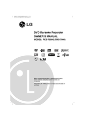 LG RKS-7000 Owner's Manual