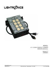 Lightronics AS42L Owner's Manual