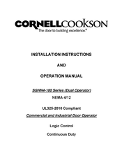 CornellCookson SGHN4-100 Series Installation Instructions And Operation Manual