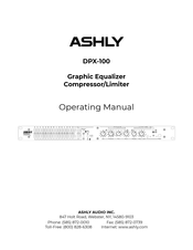 Ashly DPX-100 Operating Manual
