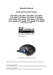TeichTip CTF-6000 Operation Manual