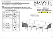 Safavieh Outdoor PAT7521-2 Manual