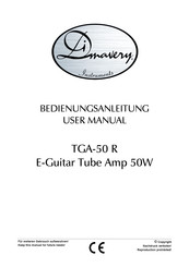 Dimavery TGA-50 Manual