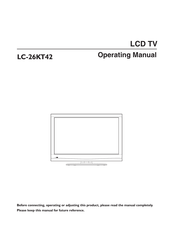 XOCECO LC-26KT42 Operating Manual