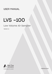 Met One Instruments LVS-100 User Manual