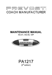 PREVOST VIP Maintenance Manual