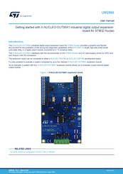 ST X-NUCLEO-OUT06A1 User Manual