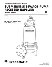 Hydromatic S4MRC Installation And Service Manual
