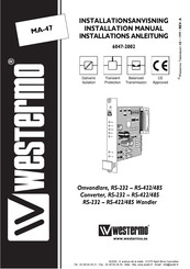 Westermo RS-232 Installation Manual