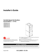 Trane Technologies 4A7A6048E Installer's Manual