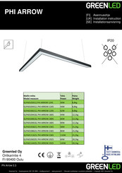 GREENLED PHI ARROW 1805 Installation Instruction