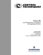 Emerson Control Techniques Focus 3N User Manual