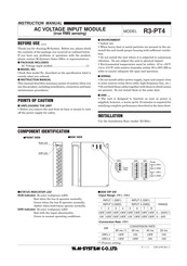 M-System R3-PT4 Instruction Manual