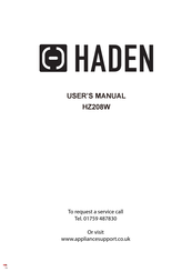 Haden HZ208W User Manual