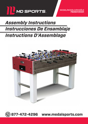 MD SPORTS HALL OF GAMES LYNX FS050Y21001 Assembly Instructions Manual