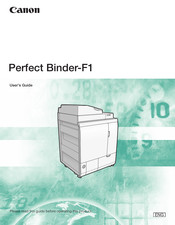 Canon Perfect Binder-F1 User Manual