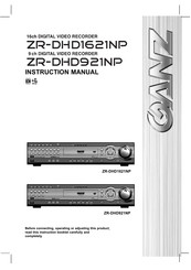 CBC Ganz ZR-DHD921NP Instruction Manual
