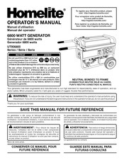 Homelite UT906800 Series Operator's Manual