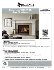 Regency Fireplace Products Bellavista B36XTCE Owners & Installation Manual