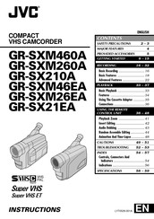JVC GR-SXM460 Instructions Manual