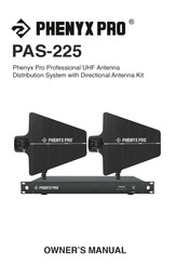 PHENYX PRO PAS-225 Owner's Manual