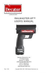 Decatur Electronics RAILMASTER-VP User Manual