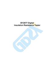 GDZX BY2677 Manual