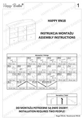 Happy Babies RN18 Assembly Instructions Manual