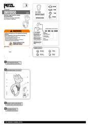 Petzl UNIVERSO D18 Quick Start Manual