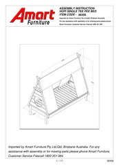 Amart Furniture HOPI 58356 Assembly Instruction Manual