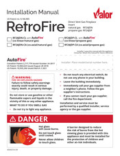 Valor RetroFire RF24JDN-CL Installation Manual