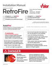 Valor RetroFire RF24JDP-CA Installation Manual