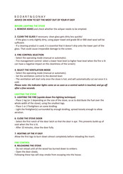 Bodart & Gonay Infire EASY Quick Start Manual