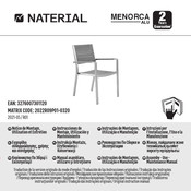Naterial Menorca Assemby - Use - Maintenance Manual