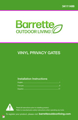 Barrette 34111486 Installation Instructions Manual