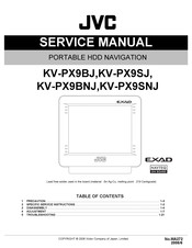 JVC KV-PX9SNJ Service Manual