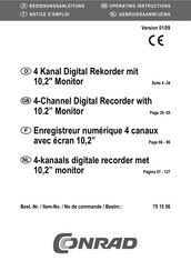 Conrad 56 15 99 Operating Instructions Manual