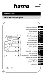 Hama 00223541 Operating Instructions Manual