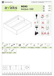 Avaks Nabytok ROXI Assembly Instructions