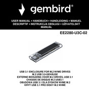 Gembird EE2280-U3C-02 User Manual