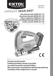 EXTOL PREMIUM SHARE 20V User Manual