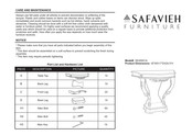Safavieh SEA5001A Assembly Instructions