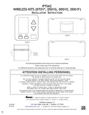 Maytag Amana DS01G Installation Instructions Manual