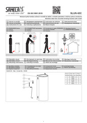Sanela SLUN 43C Instructions For Use Manual