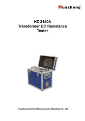 Huazheng Electric Manufacturing HZ-3140A Manual